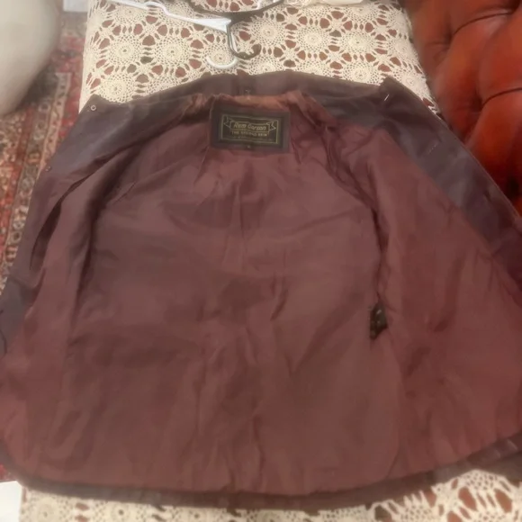 VINTAGE Rem Garson Deep Brown Pea Coat
